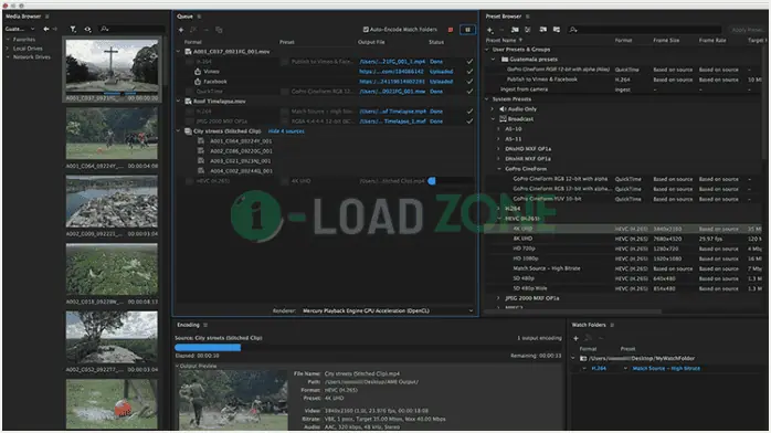 Adobe Media Encoder CC Crack​ v25.1.0 | ถาวร แปลงไฟล์เรนเดอร์งาน