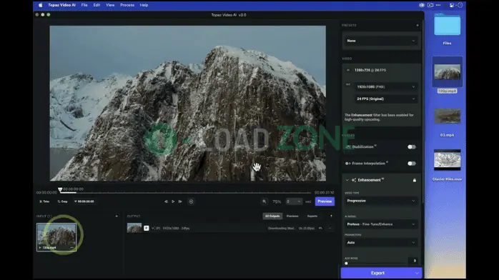 Topaz Video Enhance Ai​ 6.0.2 | ฟรีถาวร เพิ่มความละเอียดวิดีโอด้วย