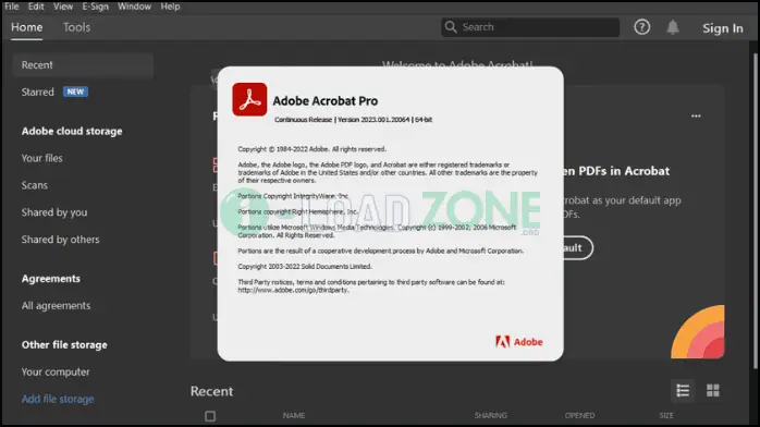 Adobe Acrobat Pro DC ภาษา ไทย​ เวอร์ชั่นเต็มล่าสุด