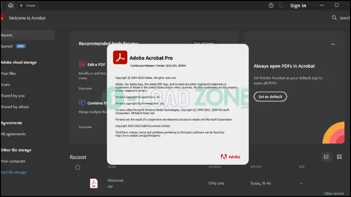 Adobe Acrobat Pro DC ภาษา ไทย​ เวอร์ชั่นเต็มล่าสุด